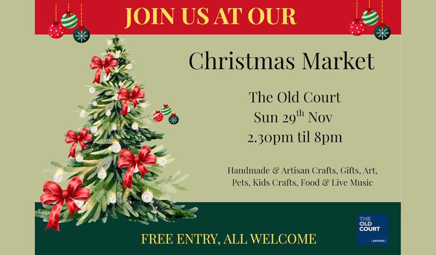 Christmas market poster