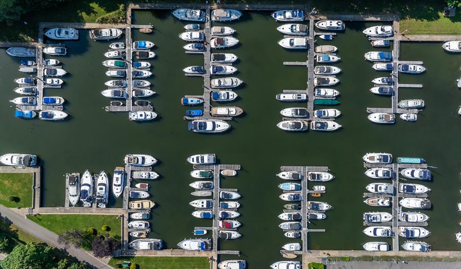 Windsor Marina From Above