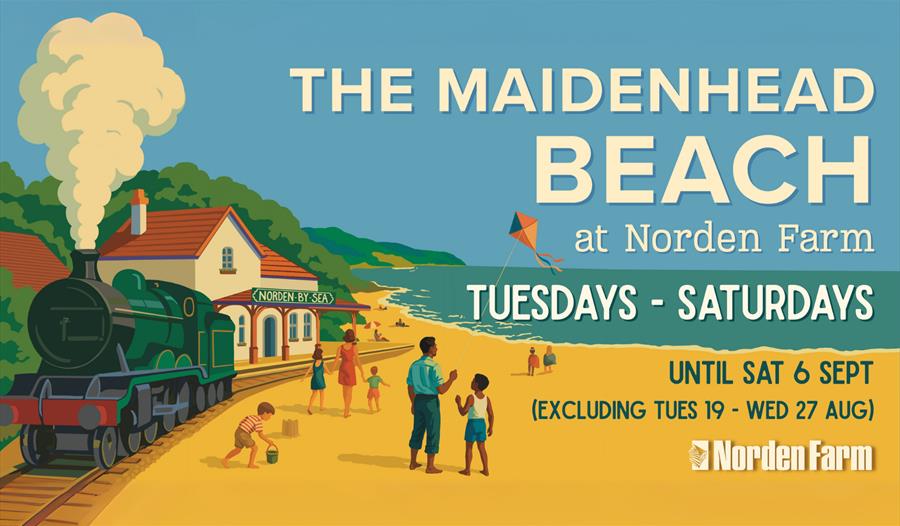 The Maidenhead Beach at Norden Farm 2025 graphic