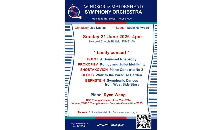 Windsor & Maidenhead Symphony Orchestral Family Concert Poster