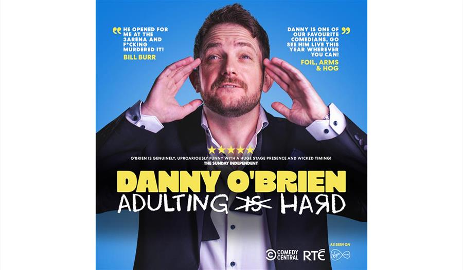 Danny O' Brien: Adulting HaЯd! - graphic