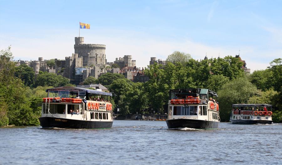 French Brothers Boats with Windsor Castle in the background