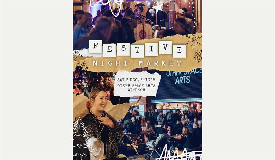 Festive Night Market at the Other Space Arts Centre Windsor poster
