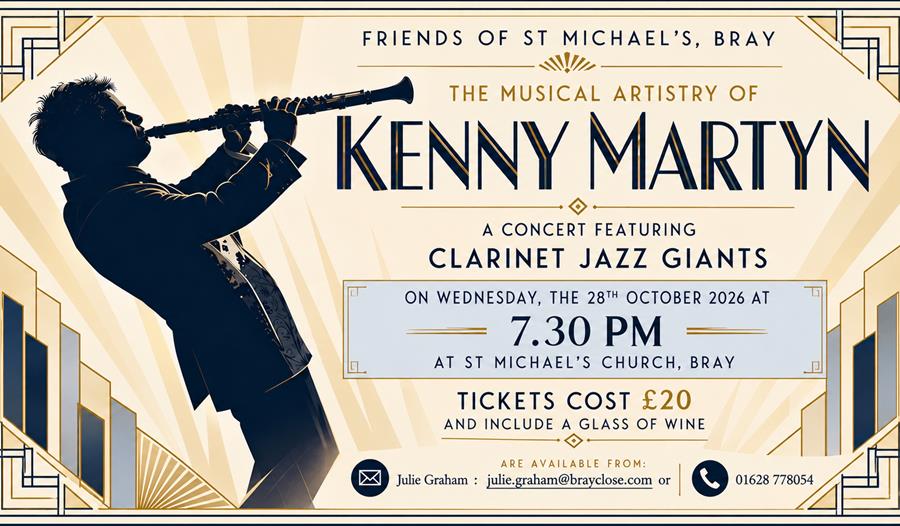 Kenny Martyn playing clarinet jazz greats