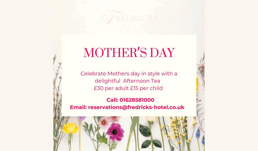 Mothers Day Afternoon Tea at Fredericks