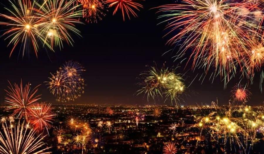 New Years Eve in Maidenhead - fireworks