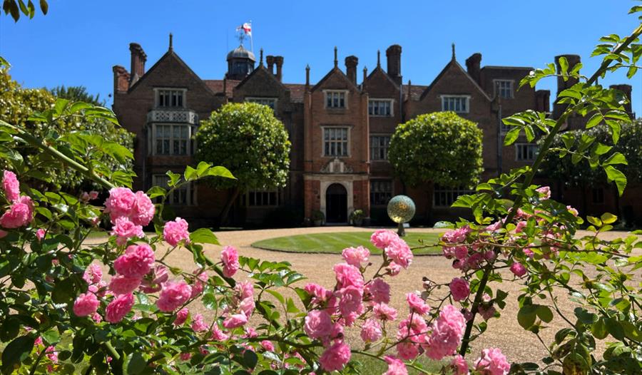 Exterior of Great Fosters in summertime