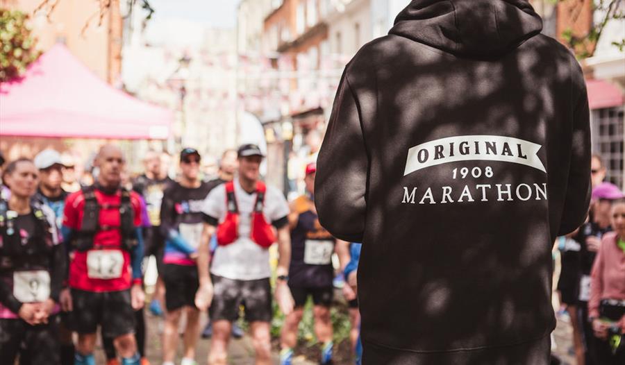 Original Marathon beginning in Windsor