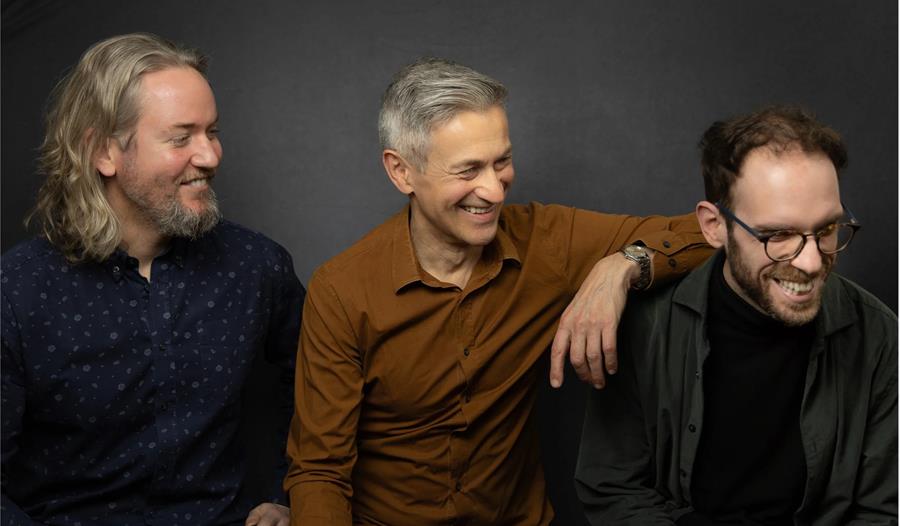 Monkin' Around Trio laughing