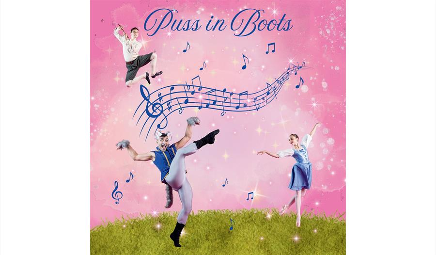 Puss in Boots graphic, ballet dancers