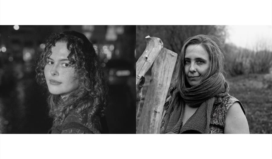 Kirsty McGee & Nina Freckles - black and white portraits