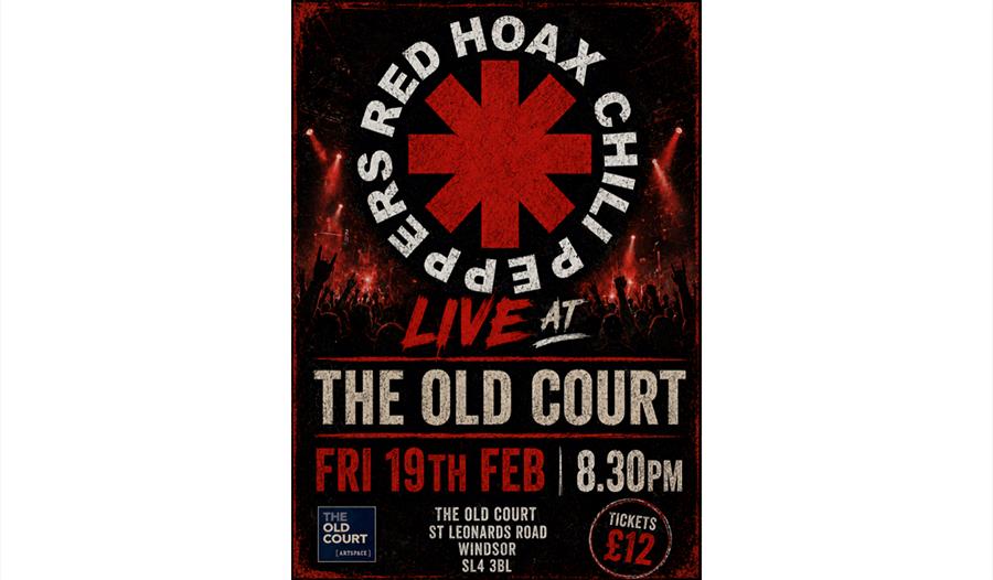 Red Hoax Chili Peppers at The Old Court poster