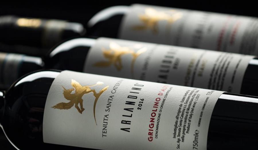 Tenuta Santa Caterina wine bottles
