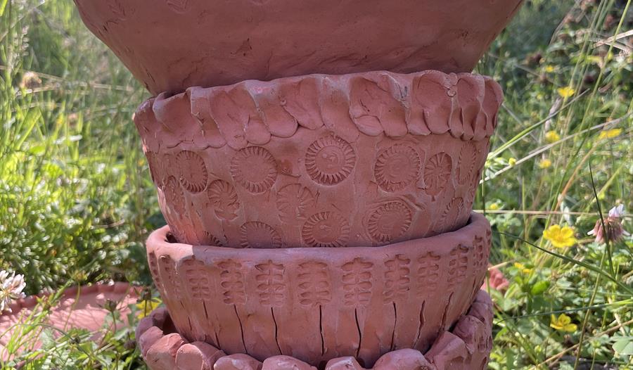 Terracotta pot making