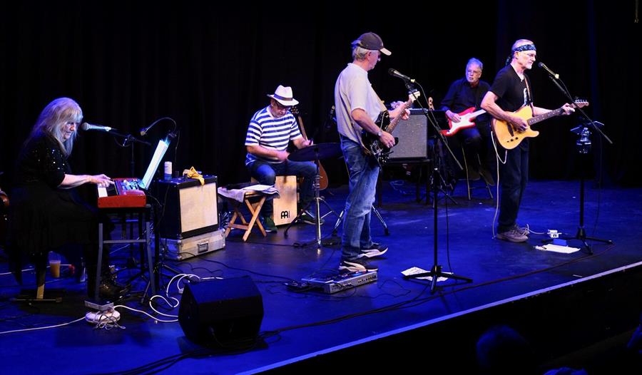 The JJ Cale Story performing live music on stage