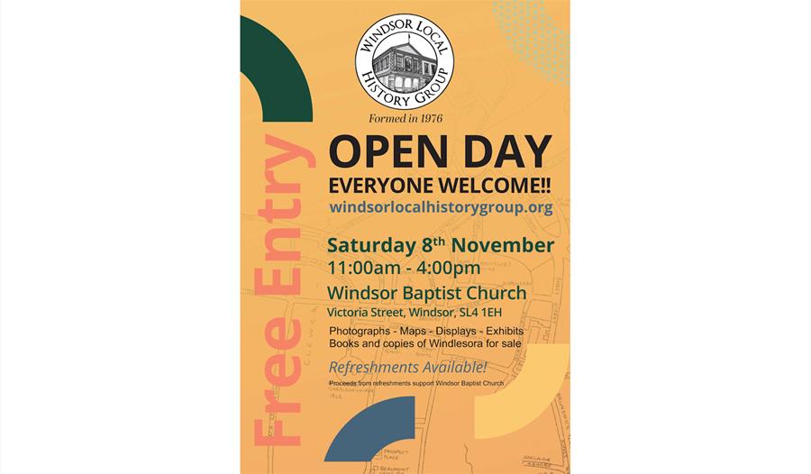 Windsor Local History Group OPEN DAY 2025 Flyer