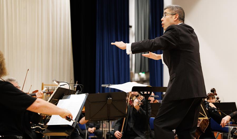 Conductor with Windsor & Maidenhead Symphony Orchestra