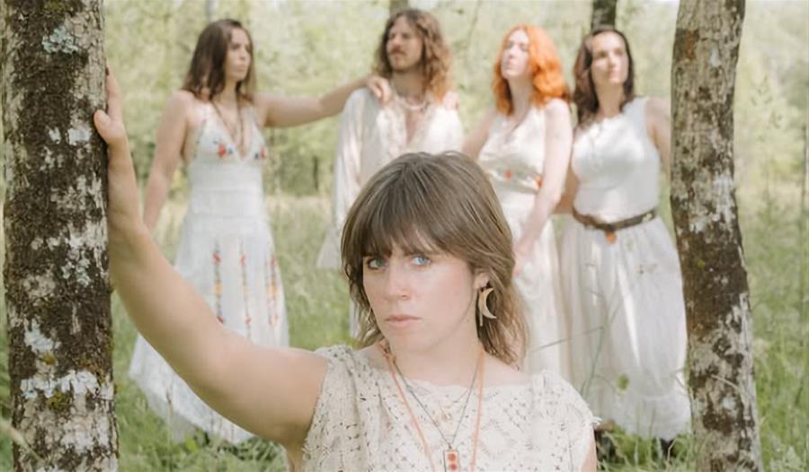 Bryony - a group in white out in the forest