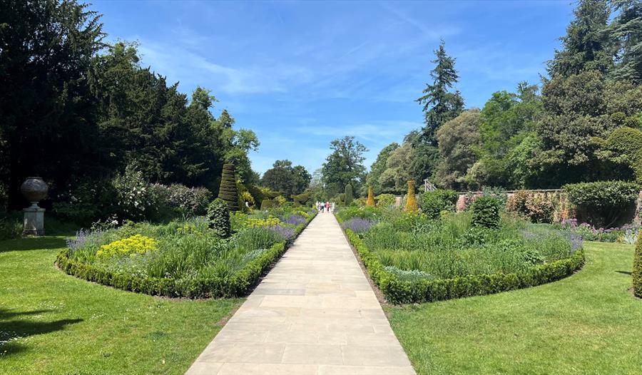 Long Garden, National Trust Cliveden, image VisitWindsor