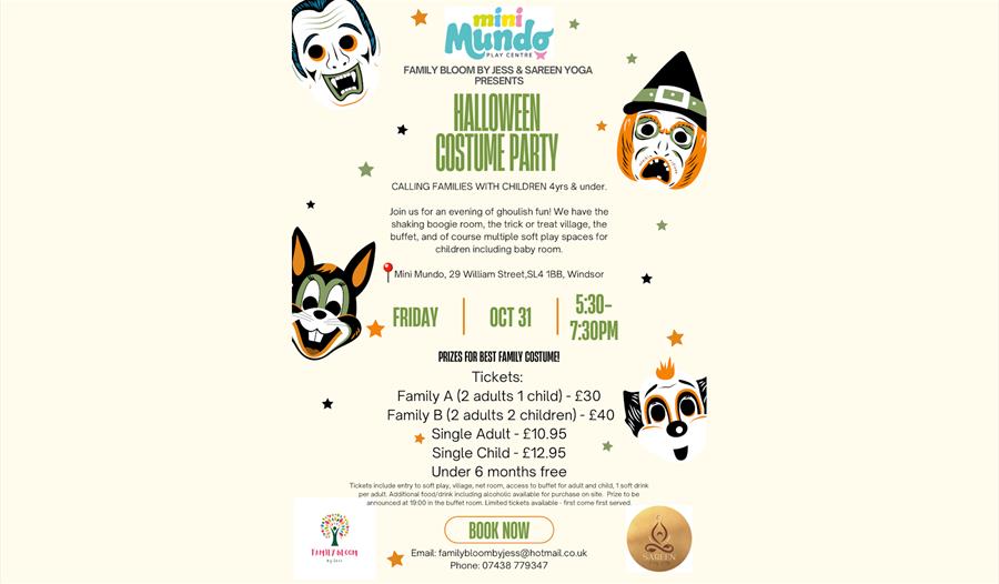 Family Halloween Dress Up Soft Play poster