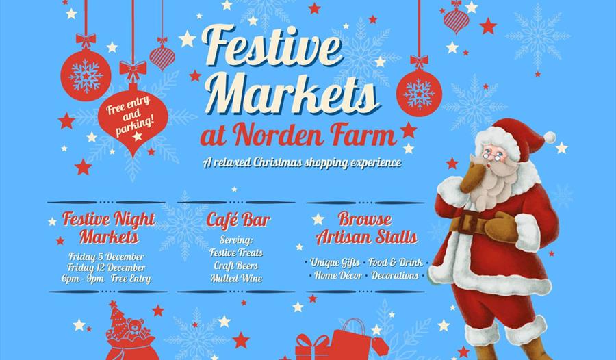 Norden Farm Festive Night Markets poster