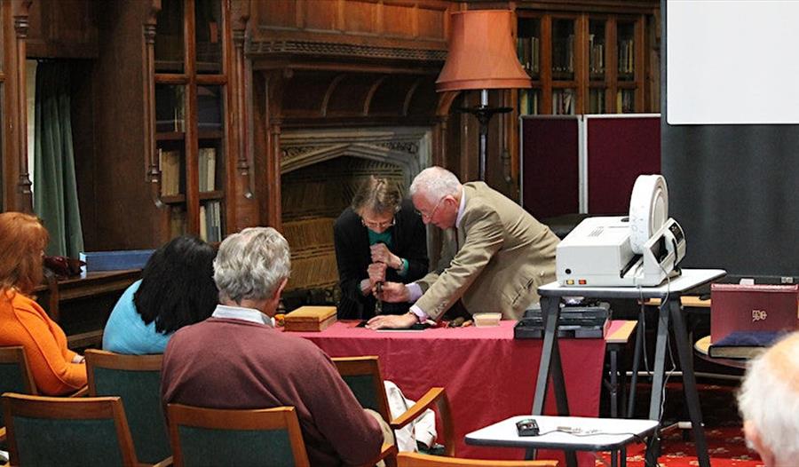 Rare book conservation and history talks