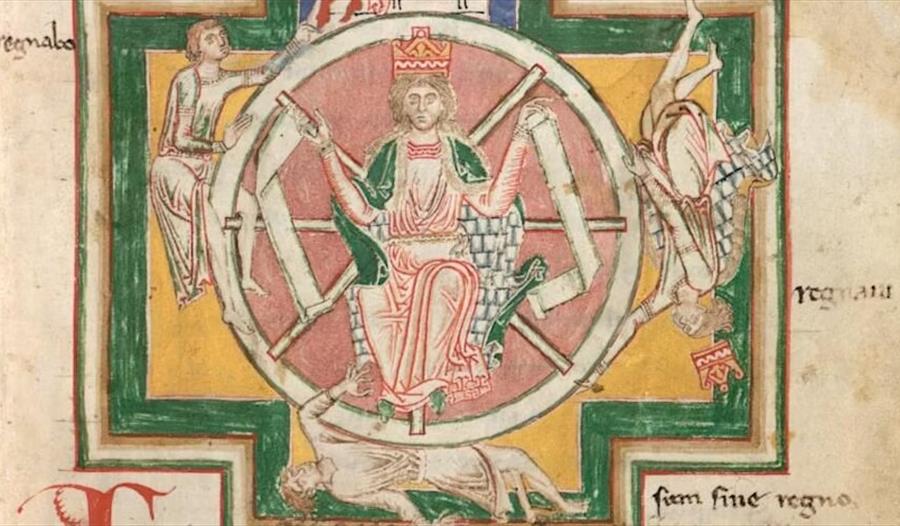 Colour page of a manuscript © St George's Chapel
