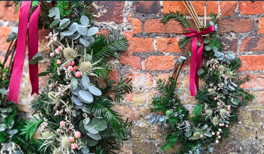 Christmas Wreath-Making Workshop at Stubbings
