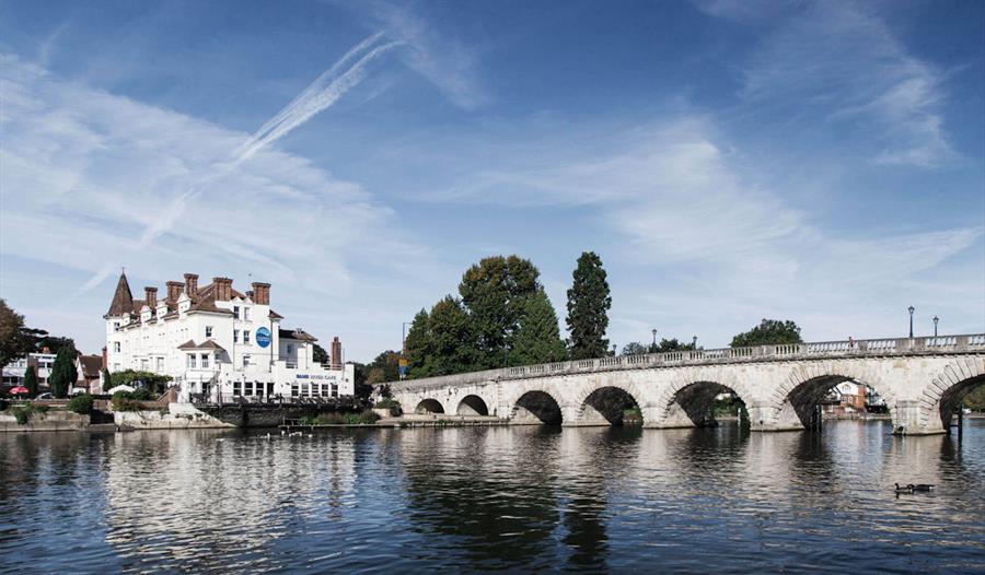 Thames Riviera Hotel from across the River Thames