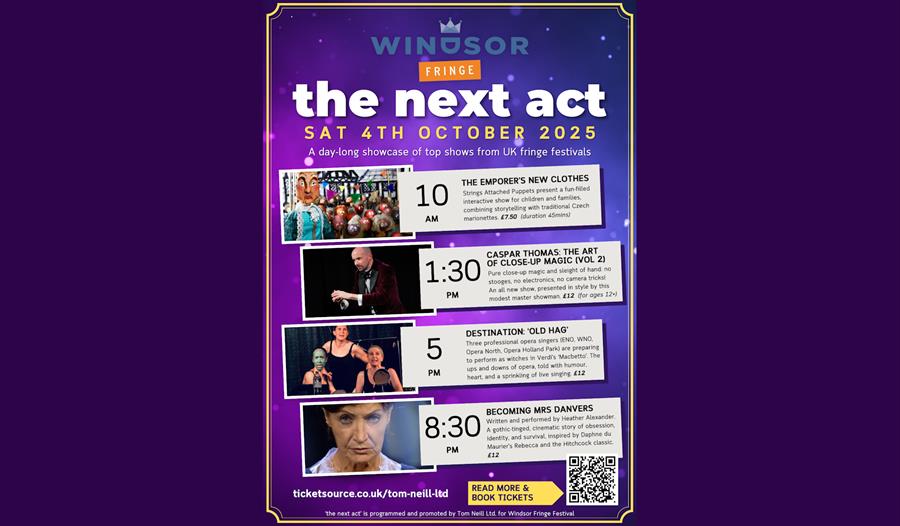 the next act: Fringe Theatre Festival poster
