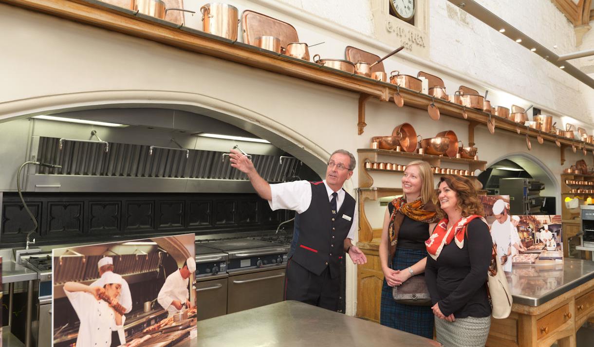 People and guide on Great Kitchen Tour, Windsor Castle. © Royal Collection Enterprises Limited 2026 | Royal Collection Trust