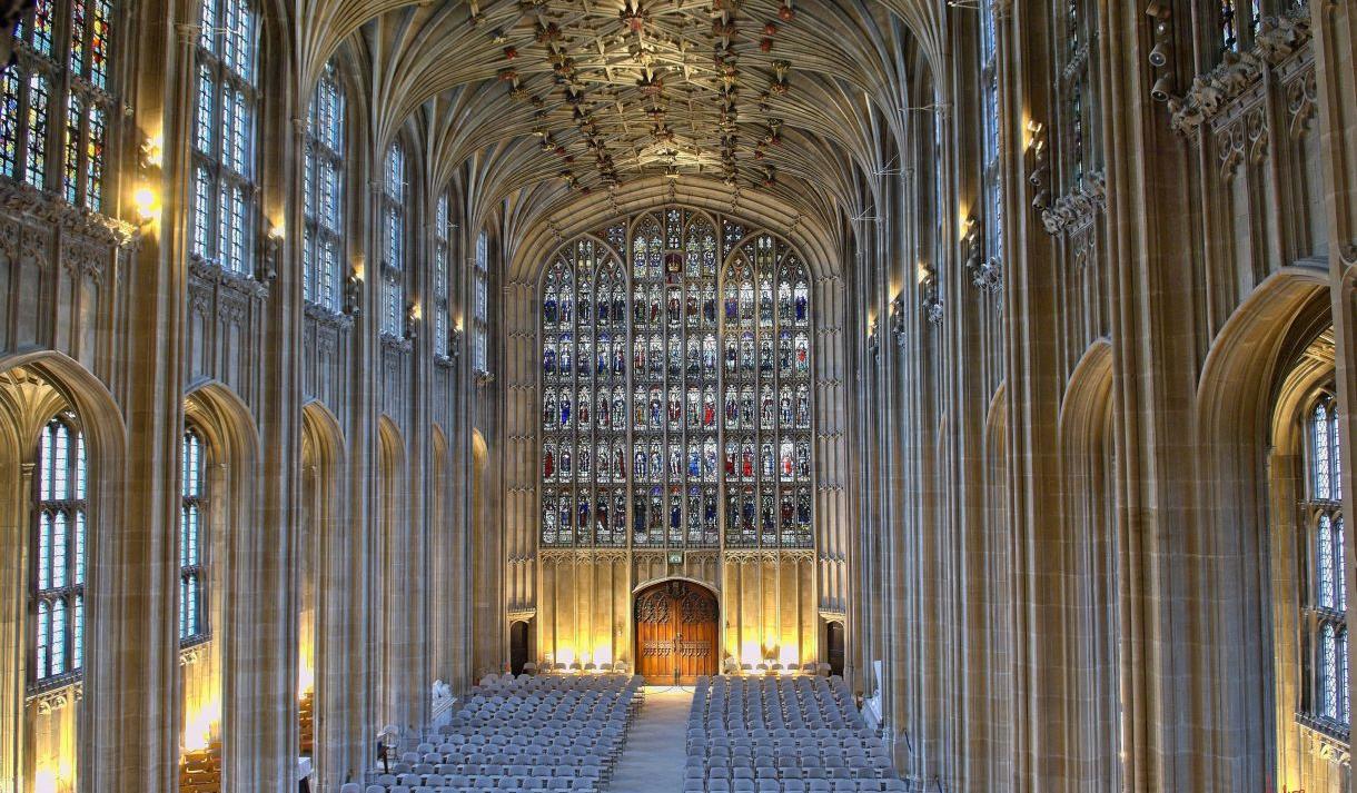 Stained glass in St George's Chapel Windsor
