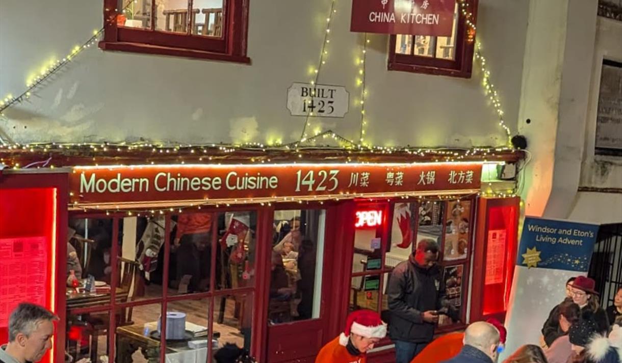 People outside 1423 China Kitchen