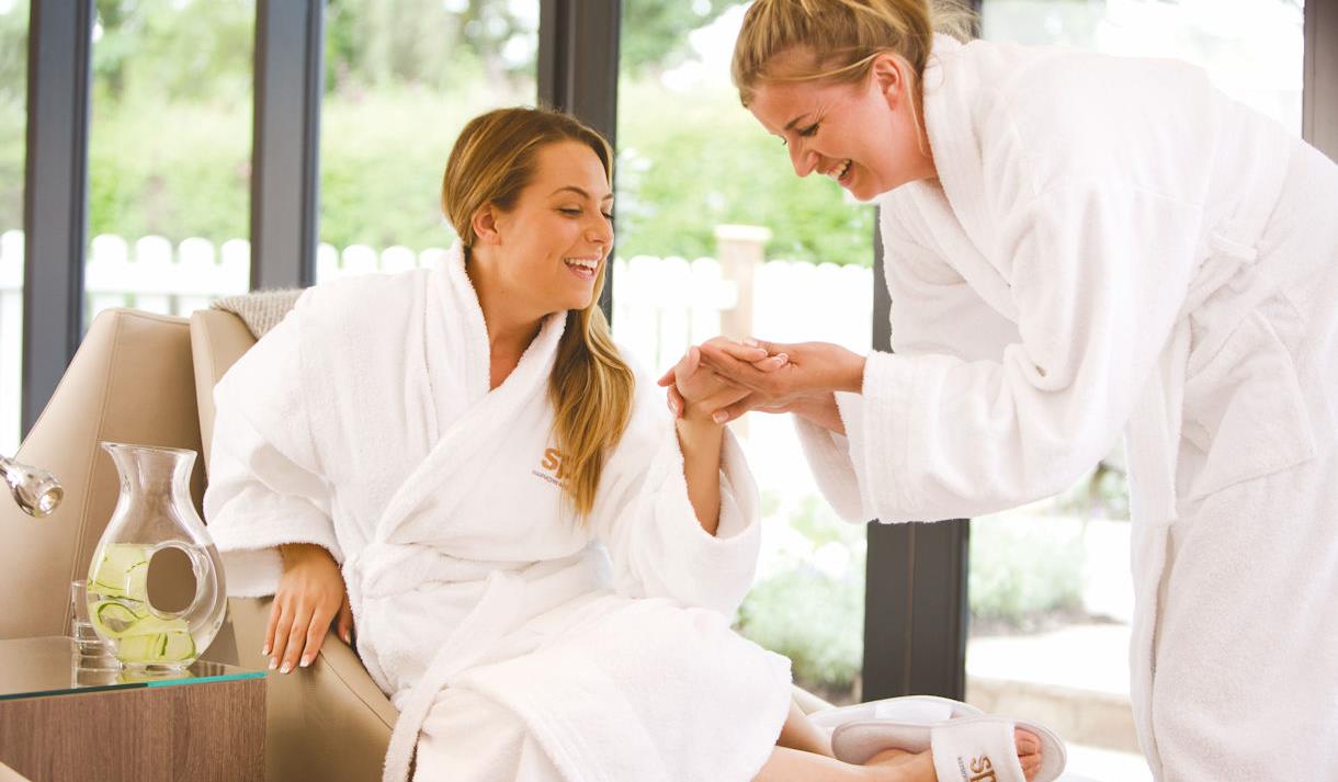 Macdonald Frimley Hall Hotel & Spa | women enjoying the spa