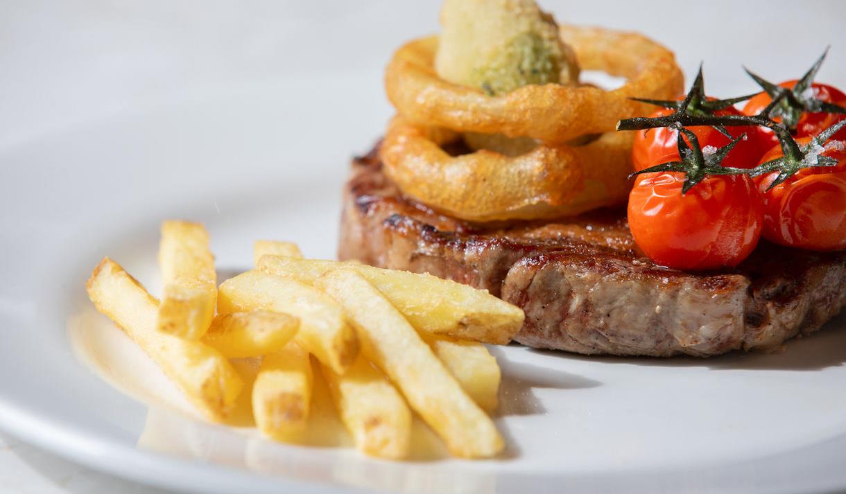 Taplow House Hotel Steak and Chips