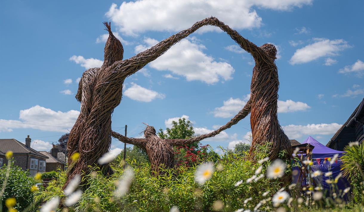 Norden Farm wicker sculptures