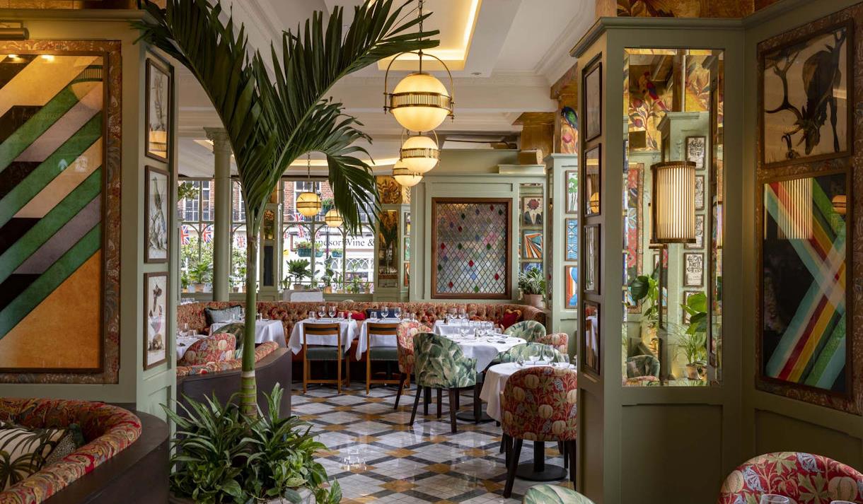 Interior of The Ivy Windsor Brasserie