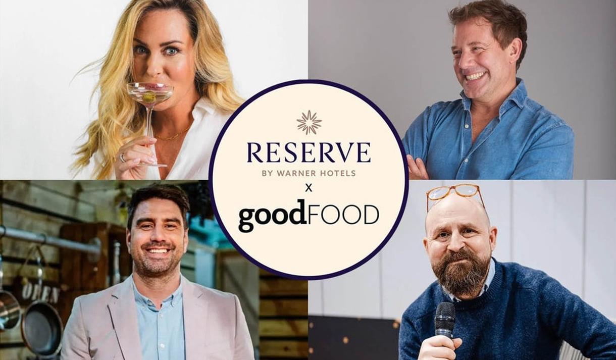 Good Food Weekend at the Runnymede on Thames: Carmen O'Neal, Matt Tebbutt, Barney Desmazery and Chris Bavin