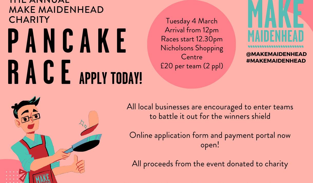 Make Maidenhead Charity Pancake Race