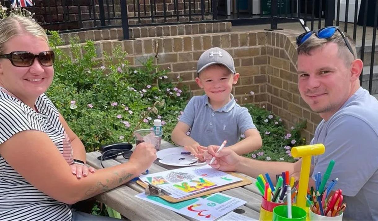 People taking part in Windsor Castle activities