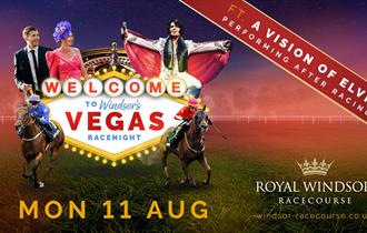 Vegas Race Night at Royal Windsor Racecourse 2025 graphic