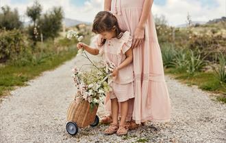 Woman and girl wearing Newbie clothing
