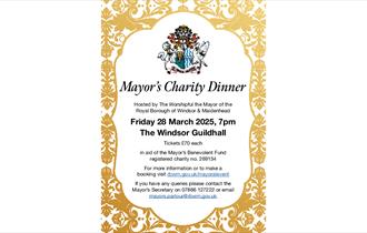 Mayoral Charity Dinner Flyer March 2025