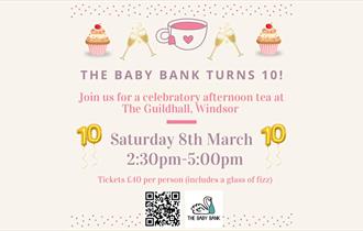 Baby Bank Guildhall Afternoon Tea graphic