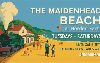 The Maidenhead Beach at Norden Farm 2025 graphic