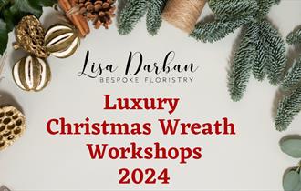 Christmas Wreath Banner