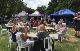 Visitors to the Rotary Summer Fayre, Windsor