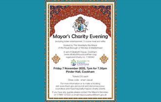 Mayor’s Charity Indian Evening flyer
