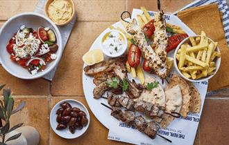 Food at The Real Greek - Windsor