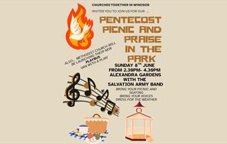 Churches Together in Windsor poster for bandstand event